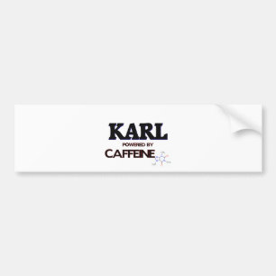 Pegatina Para Coche Karl accionó por el cafeína