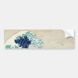 Pegatina Para Coche Katsushika Hokusai - La gran ola de Kanagawa