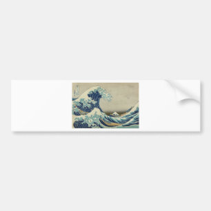 Pegatina Para Coche Katsushika Hokusai: La gran ola en Kanagawa