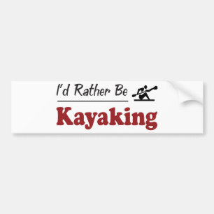 Pegatina Para Coche Kayaking bastante