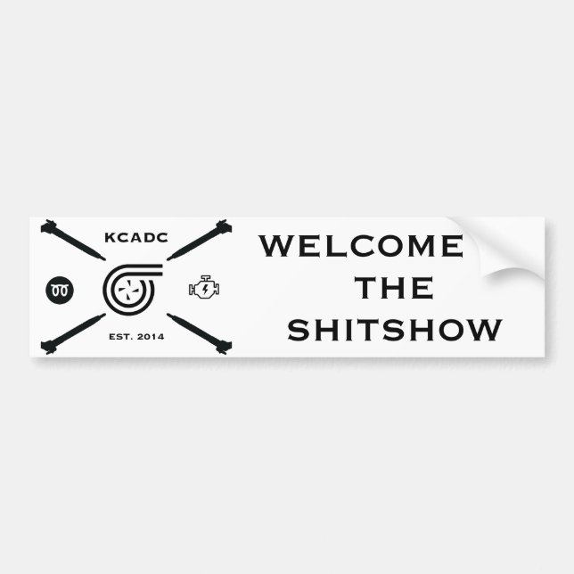 PEGATINA PARA COCHE KCADC_LOGO_BUMPER (Frente)