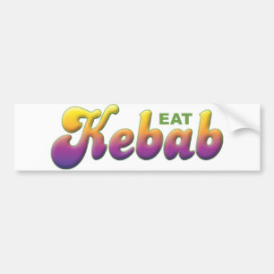 Pegatina Para Coche Kebab, come