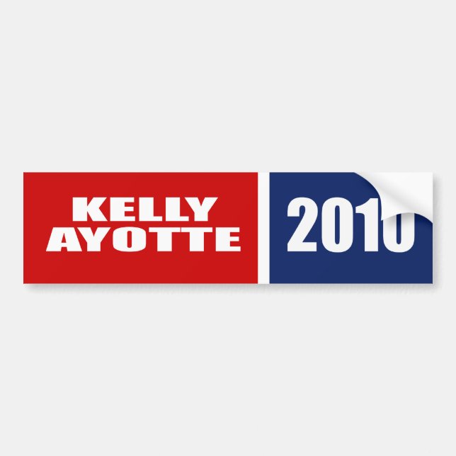 PEGATINA PARA COCHE KELLY AYOTTE PARA EL SENADO (Frente)