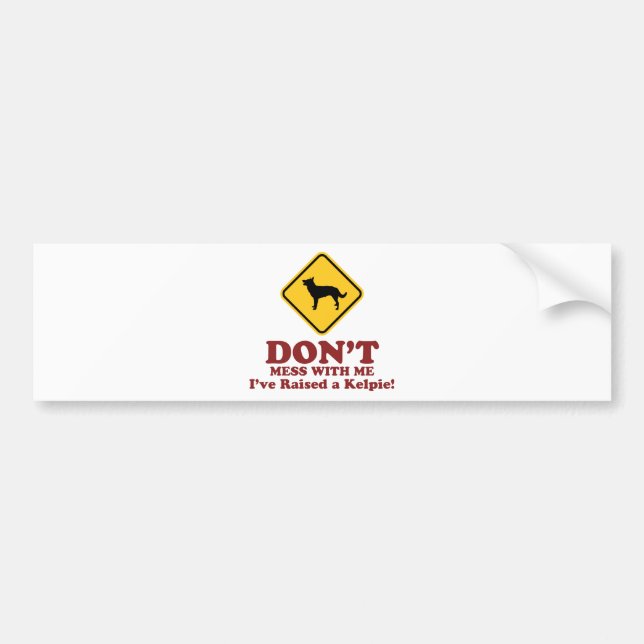 Pegatina Para Coche Kelpie australiano (Frente)