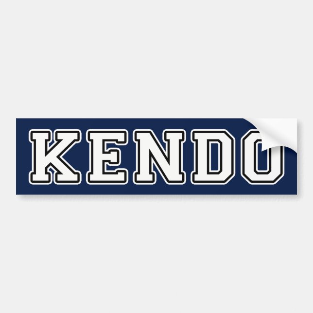 Pegatina Para Coche Kendo (Frente)