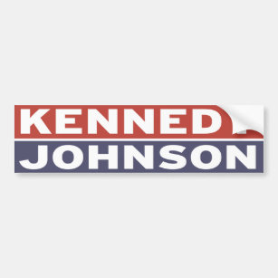 Pegatina Para Coche Kennedy/Johnson