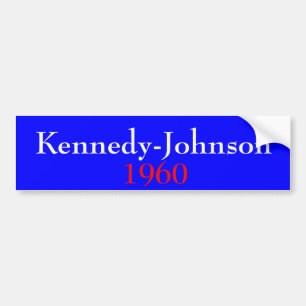 Pegatina Para Coche Kennedy-Johnson 1960