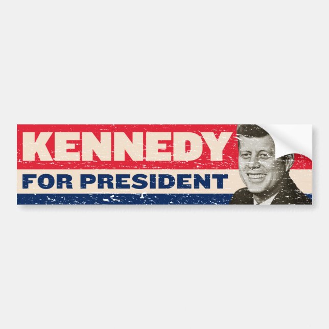 Pegatina Para Coche Kennedy Johnson 1960 Kennedy 1960 (Frente)