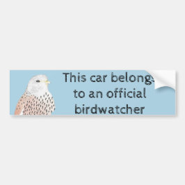 Pegatina Para Coche Kestrel Birdwatcher americano