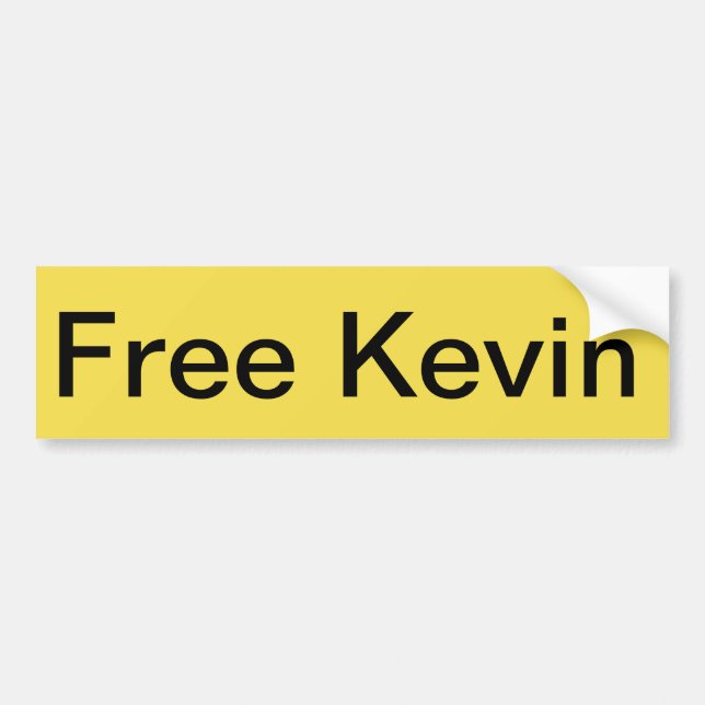 Pegatina Para Coche Kevin libre (Frente)