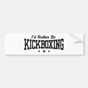 Pegatina Para Coche Kickboxing