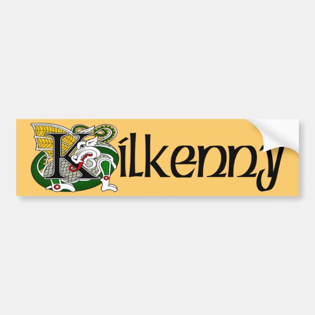 Pegatina Para Coche Kilkenny Bumper Sticker (Frente)