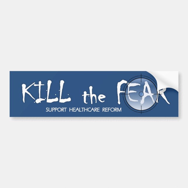 PEGATINA PARA COCHE KILLTHEFEAR (Frente)