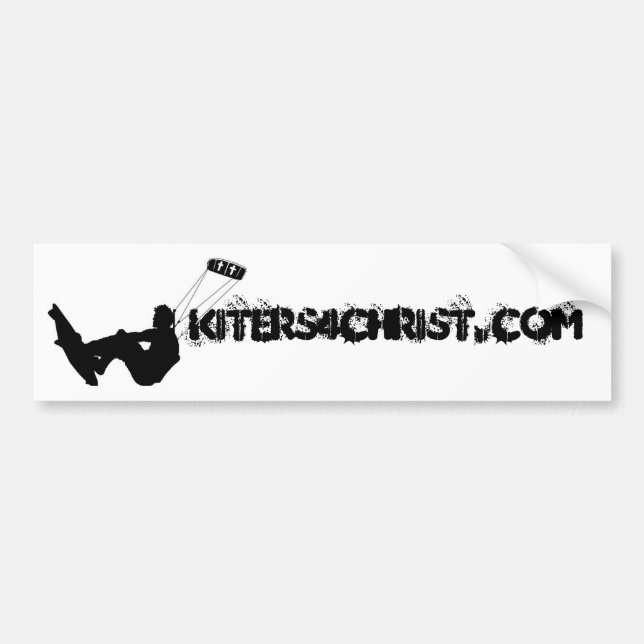 Pegatina Para Coche Kiters4Christ.com (Frente)