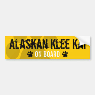 Pegatina Para Coche Klee de Alaska Kai a bordo