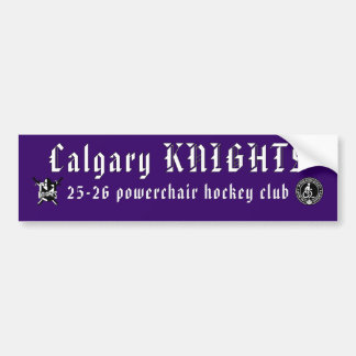 Pegatina Para Coche Knights bumper sticker