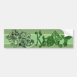 Pegatina Para Coche Knotty lil Dragon~pegatina del parachoques
