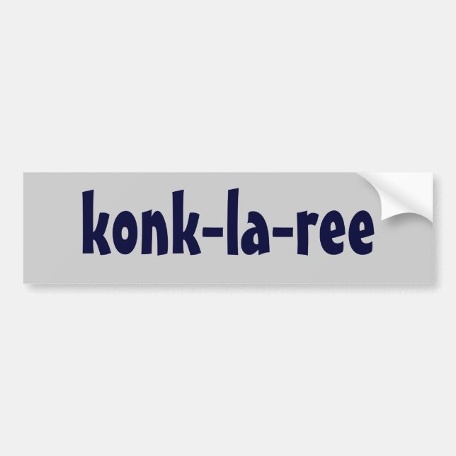 Pegatina Para Coche konk-la-ree (Frente)