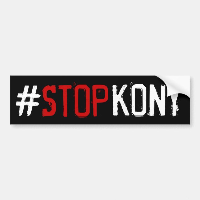 Pegatina Para Coche Kony 2012 (Frente)