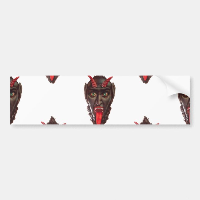Pegatina Para Coche krampus vintage (Frente)