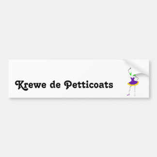 Pegatina Para Coche Krewe de Petticoats