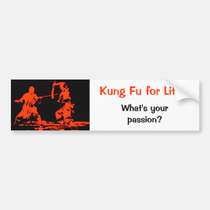 Pegatina Para Coche Kung Fu para la vida