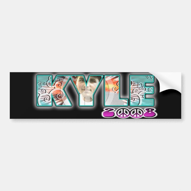 PEGATINA PARA COCHE KYLE WILDSTYLE (Frente)
