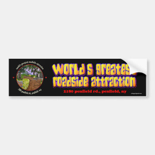 Pegatina Para Coche la atracción más grande del borde de la carretera