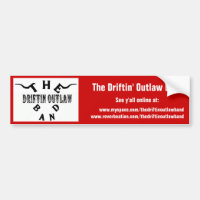 La banda proscrita Driftin - Bumpersticker