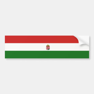 Pegatina Para Coche La bandera de Hungría