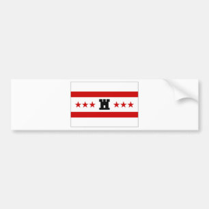 Pegatina Para Coche La bandera holandesa de Drente