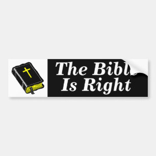 Pegatina Para Coche La Biblia tiene razón