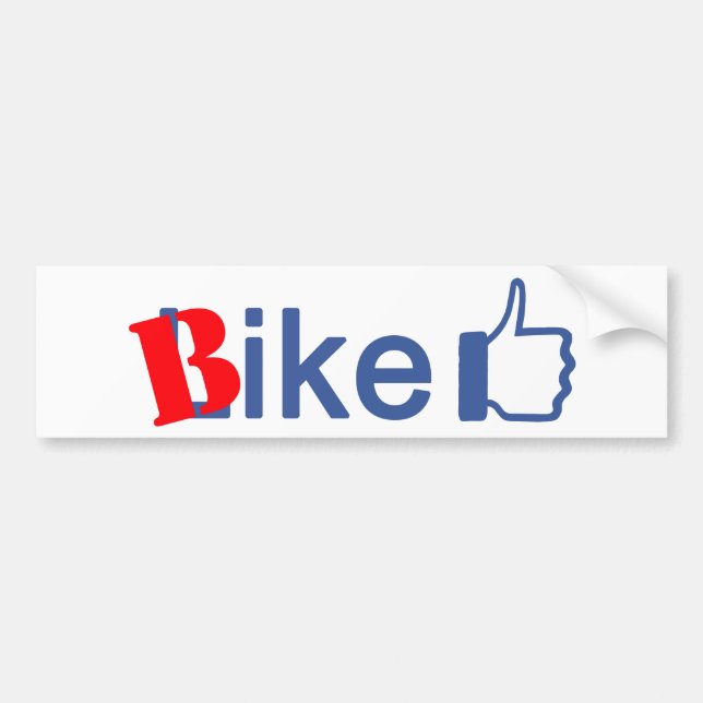 Pegatina Para Coche La bici tiene gusto (Frente)