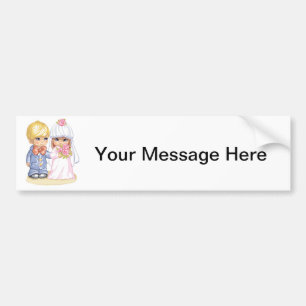 Pegatina Para Coche La boda del niño se viste para arriba