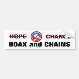 Pegatina Para Coche La broma y las cadenas de Obama