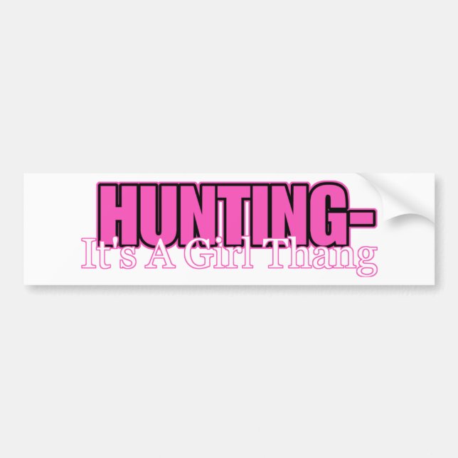 Pegatina Para Coche La búsqueda de él es un chica Thang (Frente)