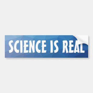 Pegatina Para Coche La ciencia es geométrica azul real