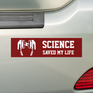 Pegatina Para Coche La ciencia salvó mi vida