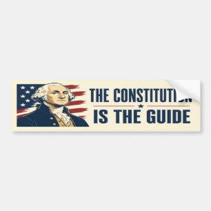 Pegatina Para Coche La Constitución Es La Guía George Washington