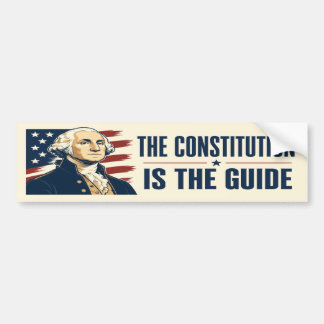 Pegatina Para Coche La Constitución Es La Guía George Washington