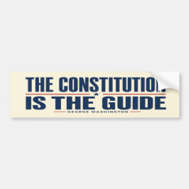 Pegatina Para Coche La Constitución Es La Guía George Washington