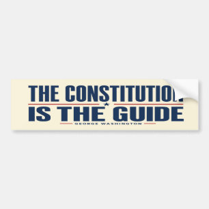 Pegatina Para Coche La Constitución Es La Guía George Washington
