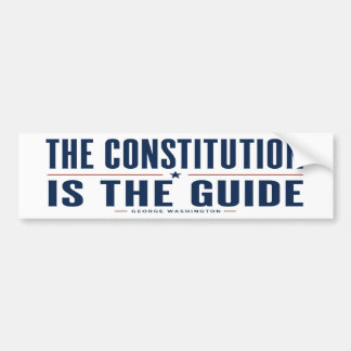 Pegatina Para Coche La Constitución Es La Guía George Washington