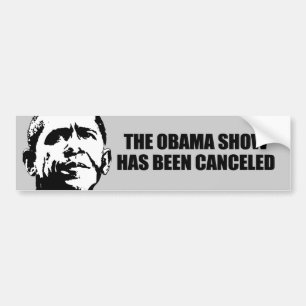 Pegatina Para Coche La demostración de Obama ha estado cancelada
