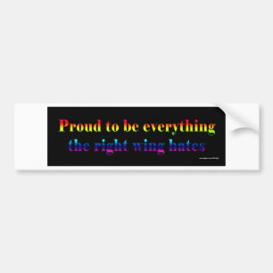 Pegatina Para Coche La derecha