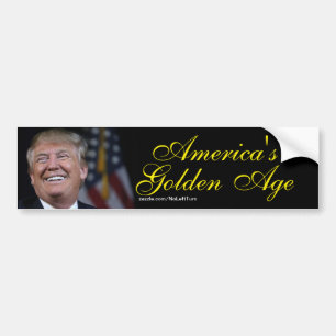 Pegatina Para Coche La edad de oro de Estados Unidos Trump