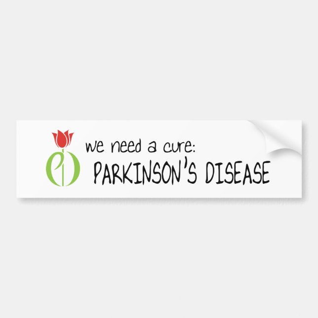 Pegatina Para Coche la enfermedad de Parkinson, enfermedad de los (Frente)