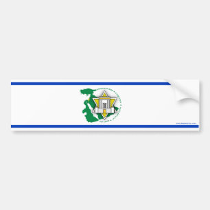 Pegatina Para Coche La era mesiánica "Nilo a los Eufrates" Israel