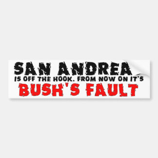Pegatina Para Coche La falta de Bush