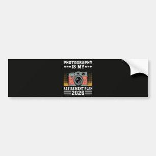 Pegatina Para Coche La fotografía es mi plan de jubilación 2026